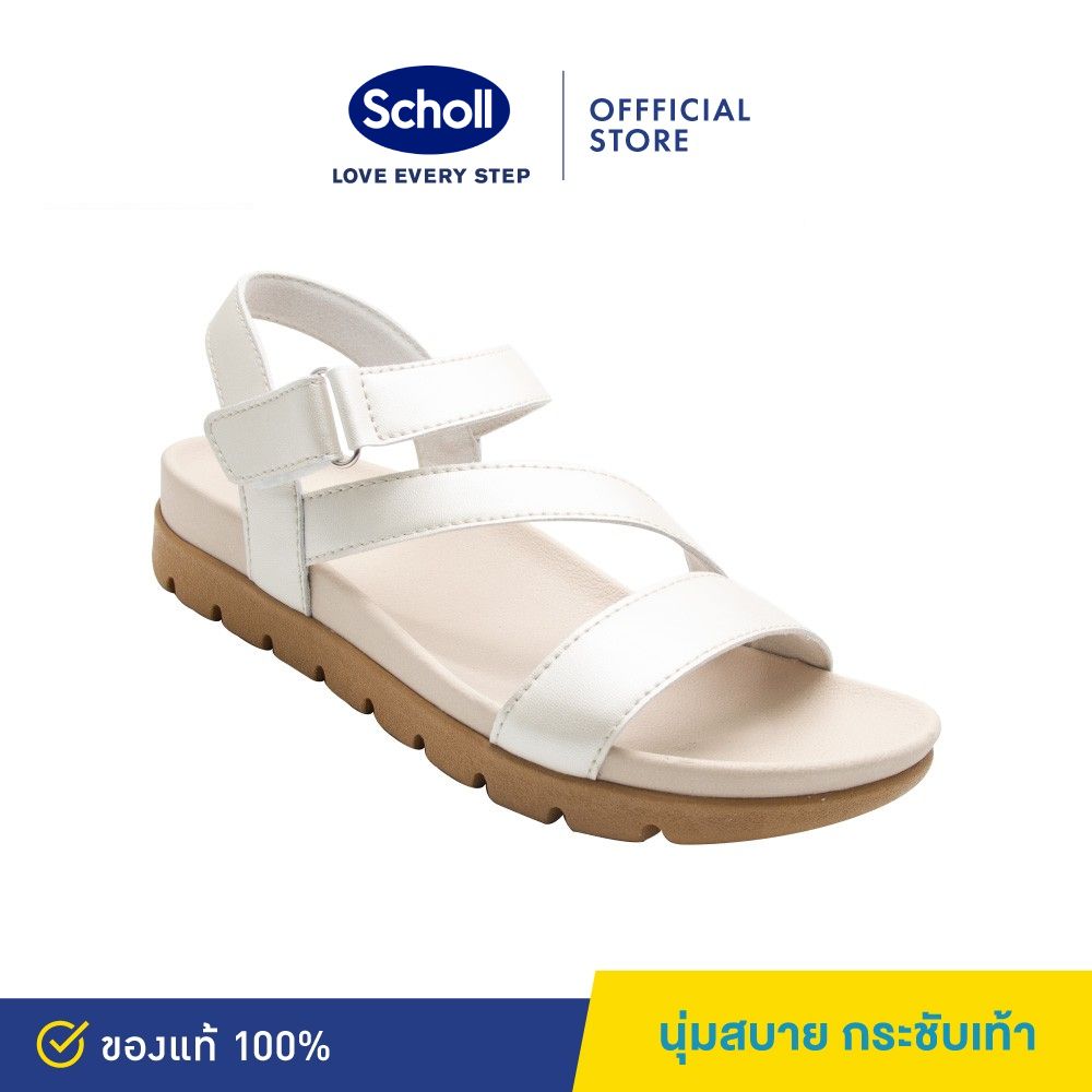 ผู้หญิง Scholl รองเท้าสกอลล์-เมล่า Mela รองเท้ารัดส้น ผู้หญิง เพื่อสุขภาพเท้า นุ่มสบาย กระจายน้ำหนัก